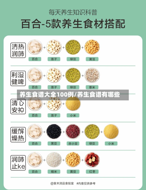 养生食谱大全100例/养生食谱有哪些