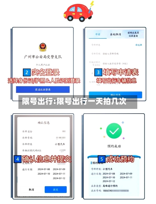 限号出行:限号出行一天拍几次
