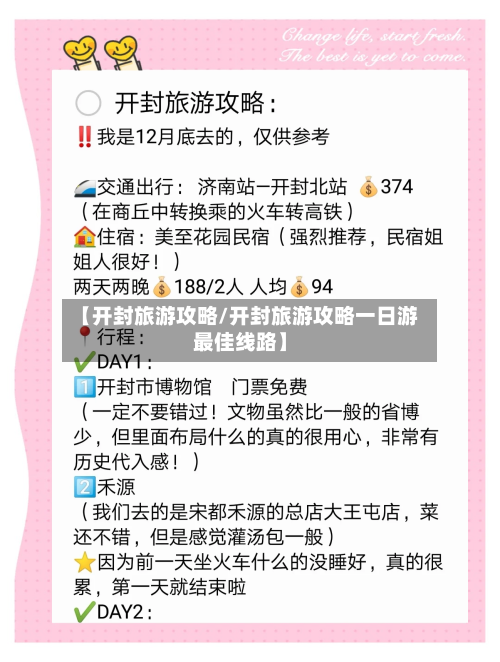 【开封旅游攻略/开封旅游攻略一日游最佳线路】-第1张图片