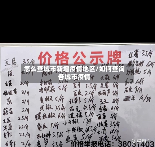 怎么查城市新增疫情地区/如何查询各城市疫情-第1张图片