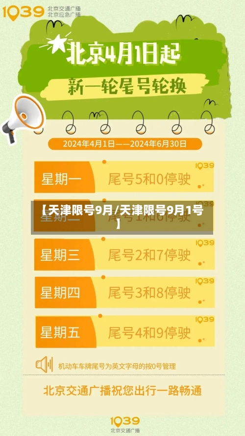 【天津限号9月/天津限号9月1号】