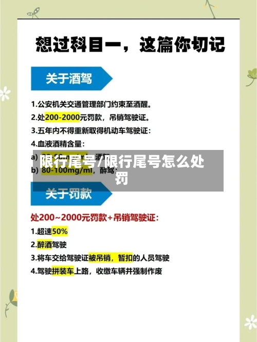 限行尾号/限行尾号怎么处罚