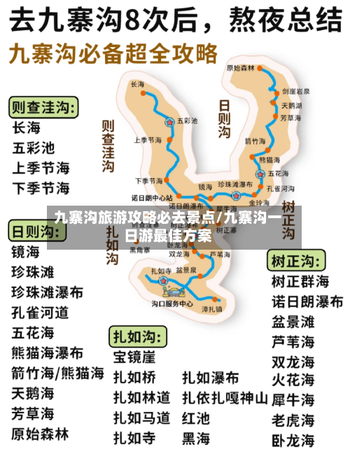 九寨沟旅游攻略必去景点/九寨沟一日游最佳方案