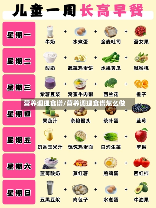 营养调理食谱/营养调理食谱怎么做