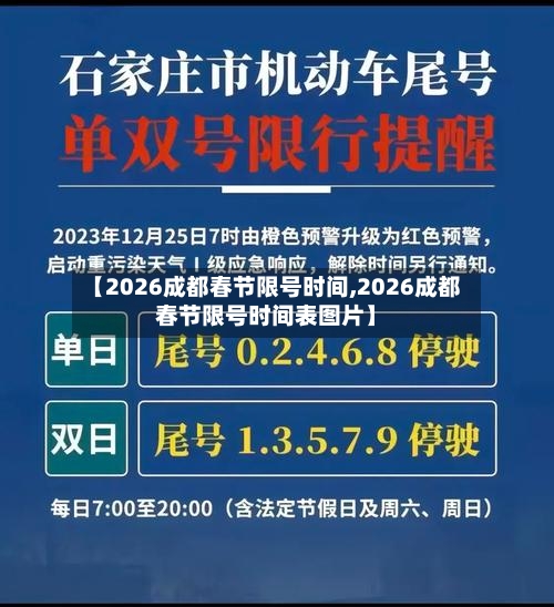 【2026成都春节限号时间,2026成都春节限号时间表图片】