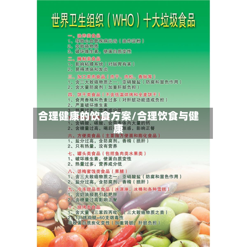 合理健康的饮食方案/合理饮食与健康