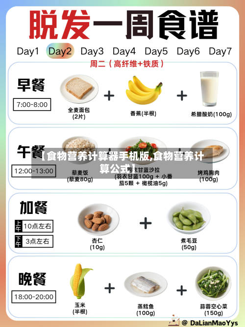 【食物营养计算器手机版,食物营养计算公式】