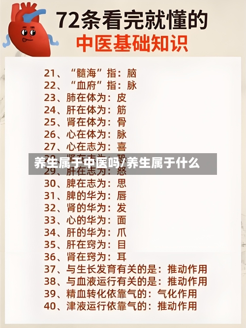 养生属于中医吗/养生属于什么