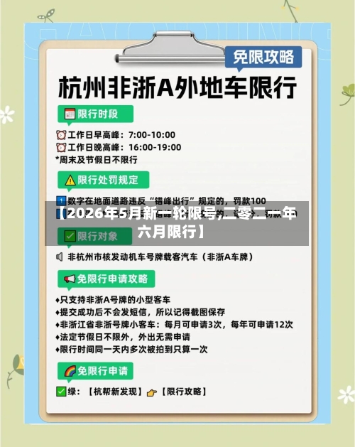 【2026年5月新一轮限号,二零二一年六月限行】