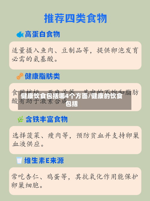 健康饮食包括哪4个方面/健康的饮食包括
