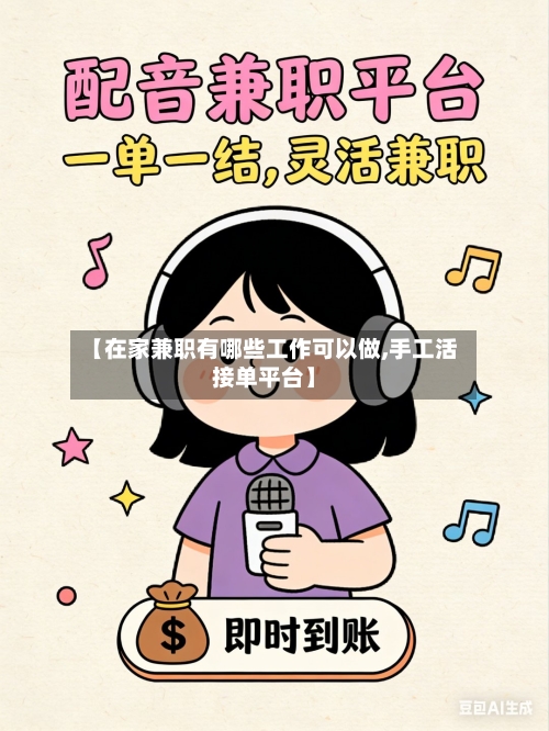 【在家兼职有哪些工作可以做,手工活接单平台】