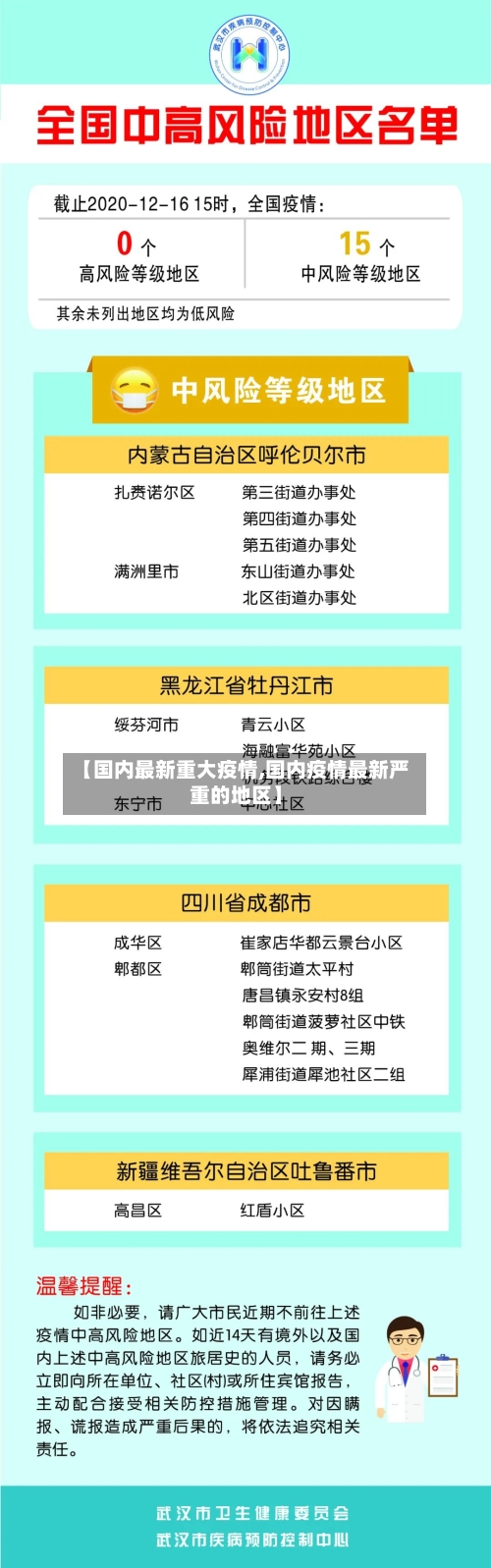 【国内最新重大疫情,国内疫情最新严重的地区】