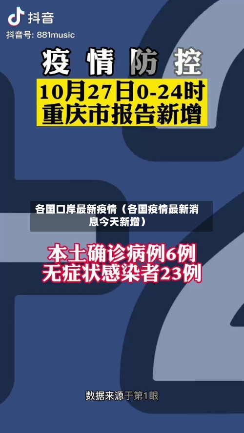 各国口岸最新疫情（各国疫情最新消息今天新增）