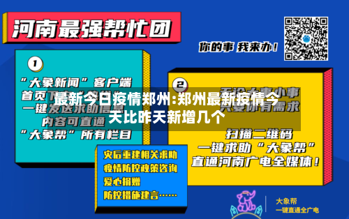 最新今日疫情郑州:郑州最新疫情今天比昨天新增几个