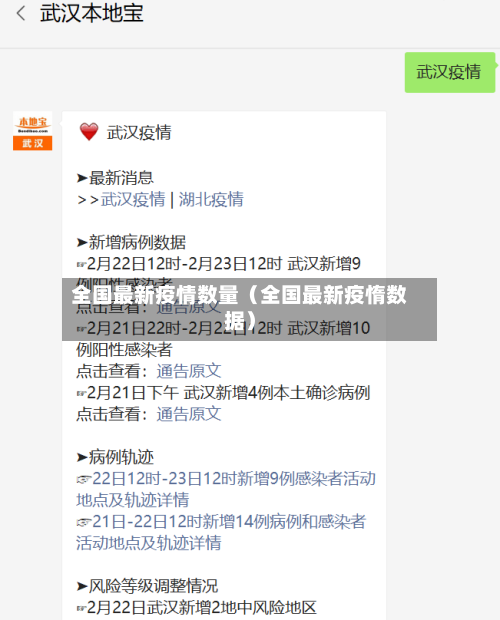 全国最新疫情数量（全国最新疫惰数据）-第1张图片