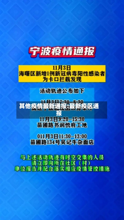 其他疫情最新通报:最新疫区通报-第1张图片
