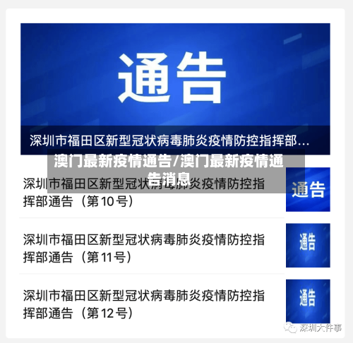 澳门最新疫情通告/澳门最新疫情通告消息-第1张图片