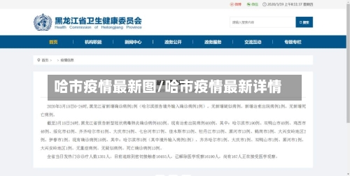 哈市疫情最新图/哈市疫情最新详情