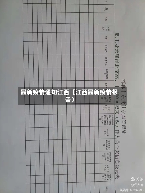 最新疫情通知江西（江西最新疫情报告）-第1张图片