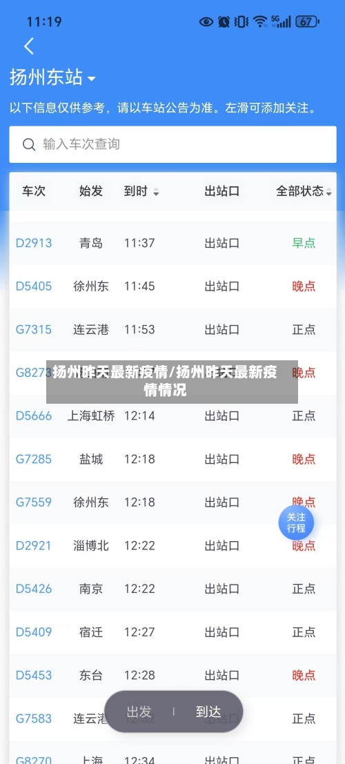 扬州昨天最新疫情/扬州昨天最新疫情情况-第1张图片