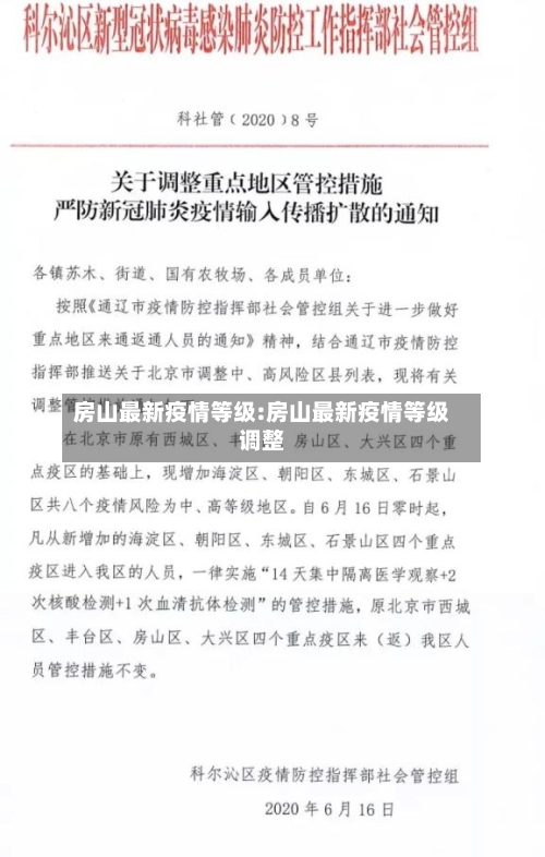 房山最新疫情等级:房山最新疫情等级调整-第1张图片