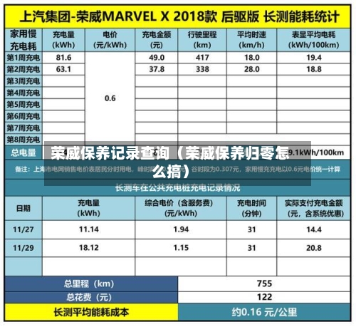 荣威保养记录查询(荣威保养归零怎么搞)-第1张图片