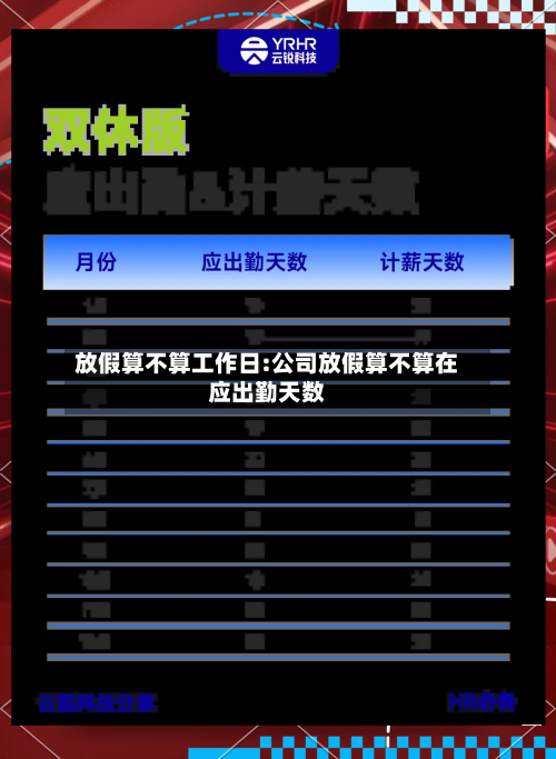 放假算不算工作日:公司放假算不算在应出勤天数-第1张图片