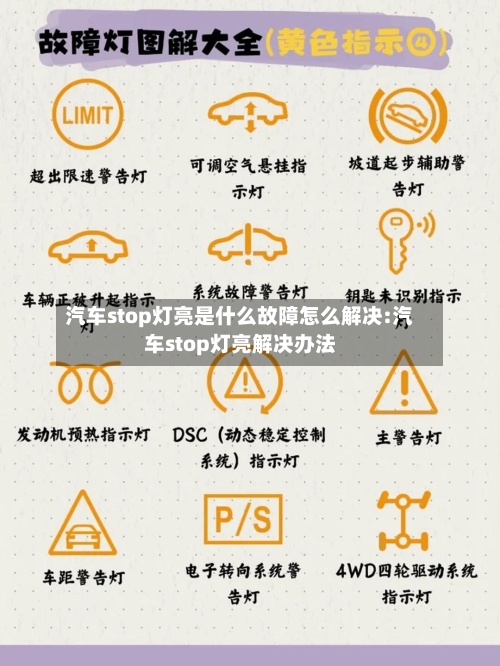 汽车stop灯亮是什么故障怎么解决:汽车stop灯亮解决办法-第1张图片
