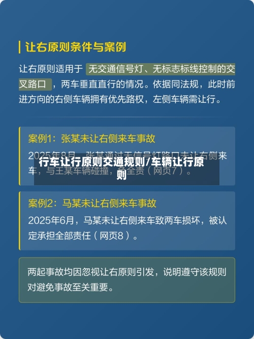 行车让行原则交通规则/车辆让行原则-第1张图片