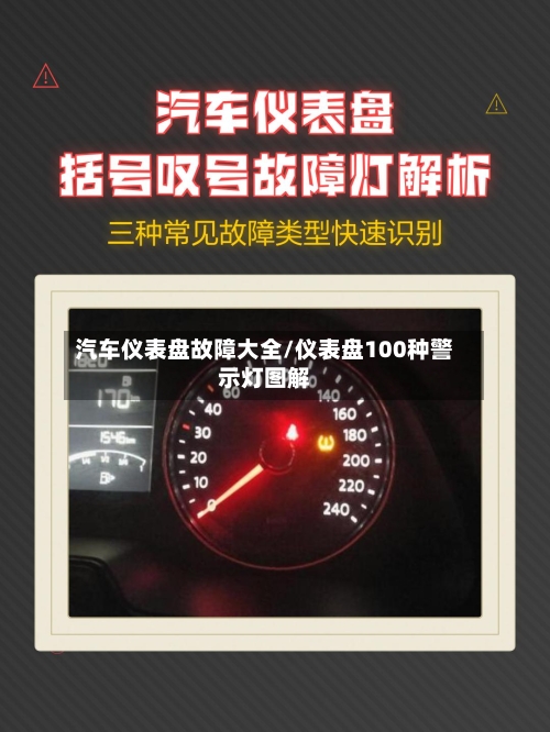 汽车仪表盘故障大全/仪表盘100种警示灯图解-第1张图片