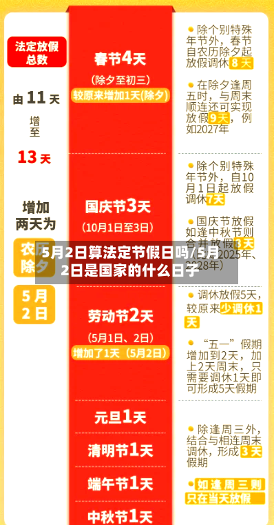 5月2日算法定节假日吗/5月2日是国家的什么日子-第1张图片