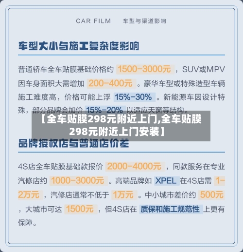 【全车贴膜298元附近上门,全车贴膜298元附近上门安装】