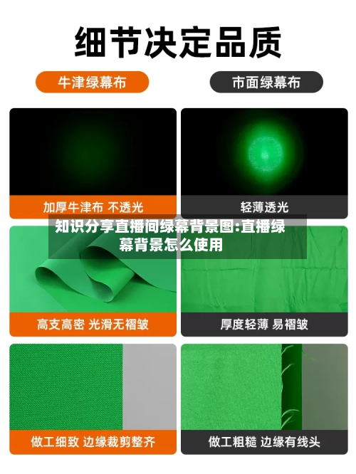 知识分享直播间绿幕背景图:直播绿幕背景怎么使用-第1张图片
