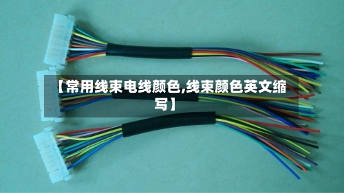 【常用线束电线颜色,线束颜色英文缩写】-第1张图片