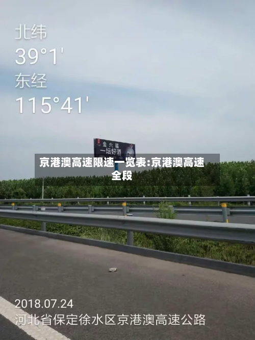 京港澳高速限速一览表:京港澳高速全段-第1张图片