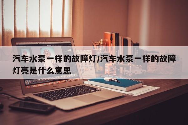 汽车水泵一样的故障灯/汽车水泵一样的故障灯亮是什么意思